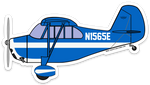 Piper Champ N1565E Sticker