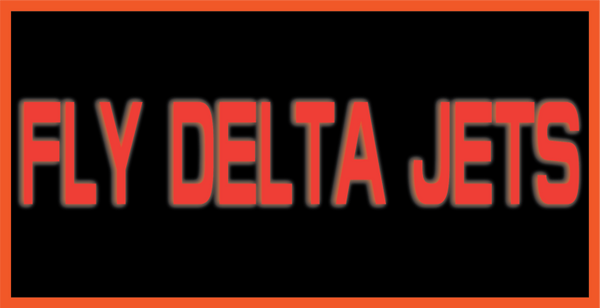 FLY DELTA JETS Bumper Sticker