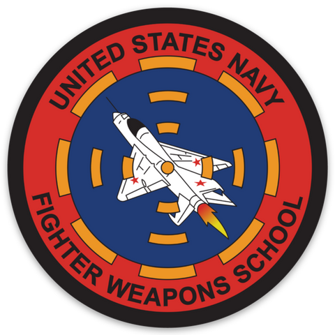 USN "Top Gun" Fighter Weapons School Sticker