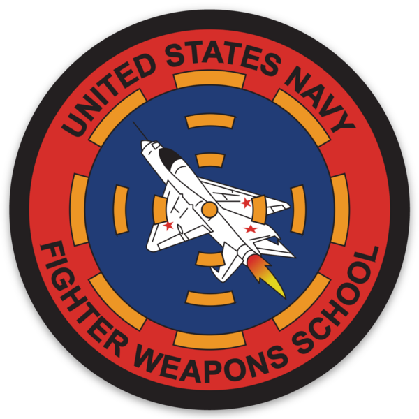 USN "Top Gun" Fighter Weapons School Sticker