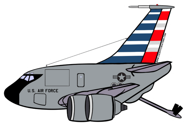 KC-135 Stratotanker AA Sticker
