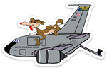 KC-135 Wichita Wiley Coyote Sticker