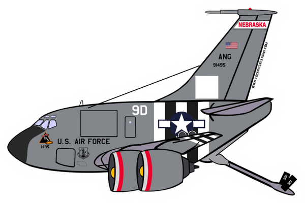 KC-135 Nebraska ANG Klunk Sticker