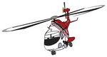 LAFD Cartoon Helicopter