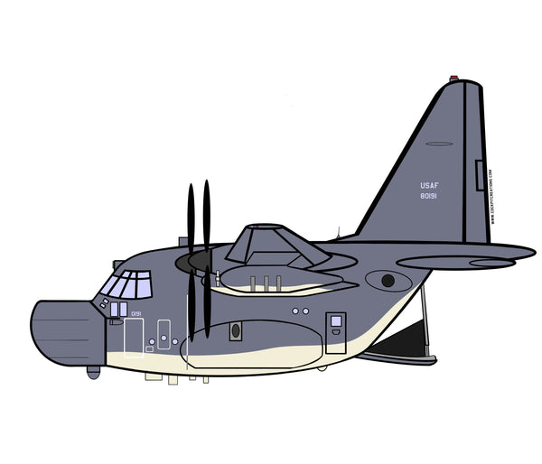 MC-130H 091 Sticker