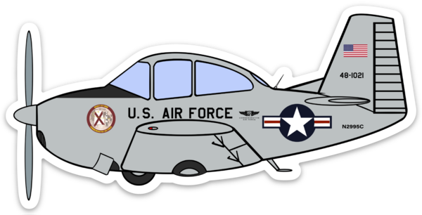 Navion L-17B Rocket City CAF Sticker