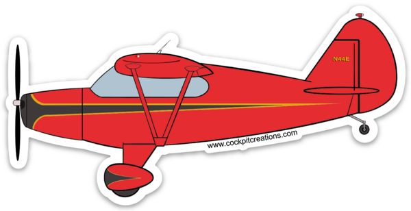 PA-12 Piper N44E Sticker