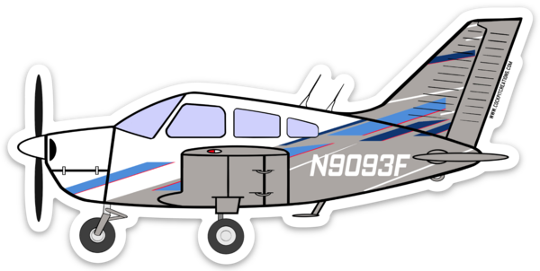 Piper N9093F Sticker