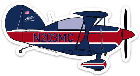 Pitts Special N203MC Sticker