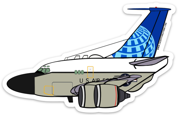 RC-135 UAL Sticker