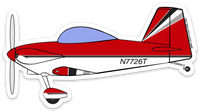 RV-4 N7726T Sticker