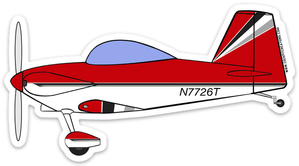 RV-4 N7726T Sticker