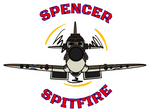 Spencer the Spitfire Letters Sticker