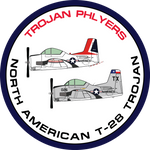 Trojan Flyers Round Sticker