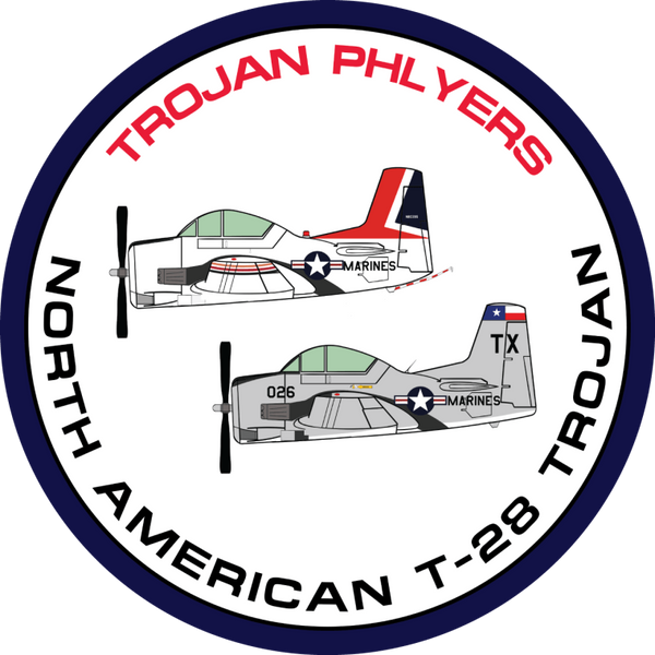 Trojan Flyers Round Sticker