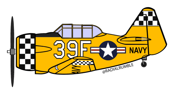 T-6 Radial Rumble Airshows Magnet