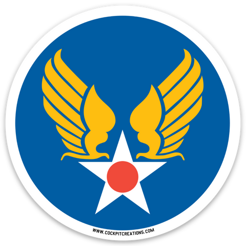 WWII USAAF Logo Sticker