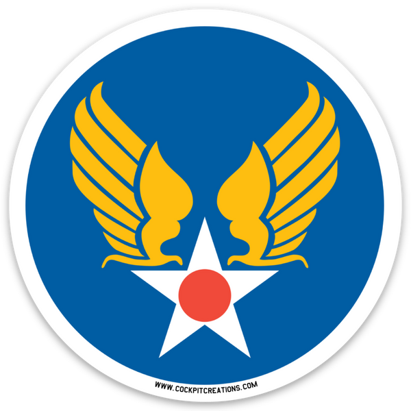 WWII USAAF Logo Sticker