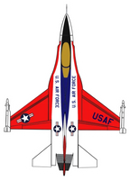 YF-16A Prototype Sticker