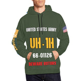 Huey UH-1 Greyhound All Over Print Hoodie