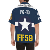 F4-Corsair FF59 FG-1D Patch Hawaiian Shirt