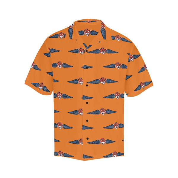 Auburn Tiger Wings Orange Hawaiian Shirt