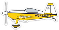 Extra 300 N373MB Sticker