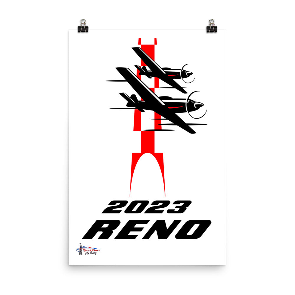 Reno Sports Class Photo paper poster – Cockpit Creations