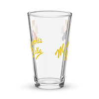 Memphis Belle Shaker pint glass