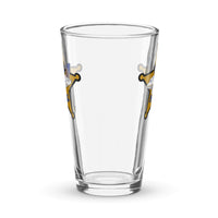 Airbus Posse Shaker pint glass