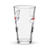 B-737 Janet Kevin Shaker pint glass