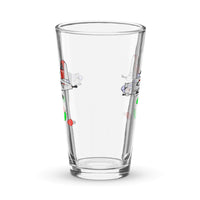 B-17 Yankee Lady Christmas Shaker pint glass