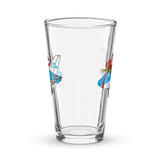 B-777 KLM Christmas Shaker pint glass