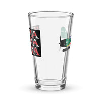 TORA Japanese Torpedo Bomber Shaker pint glass