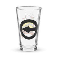 B-29 Bockscar Noseart Shaker pint glass