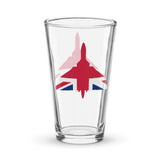 Vulcan Union Jack Shaker pint glass