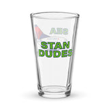 B-737 SEA Stan Dudes Shaker pint glass