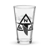 P-51 Quick Silver NAA Logo Shaker pint glass