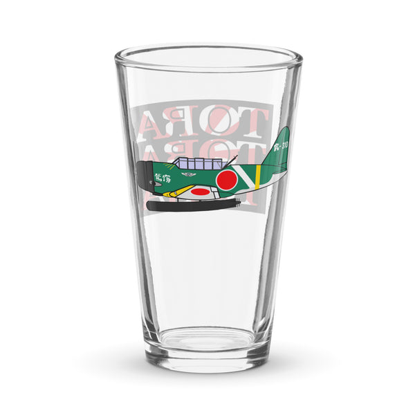 TORA Japanese Torpedo Bomber Shaker pint glass