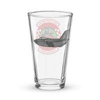F-35 60th Fighter Squadron Shaker pint glass