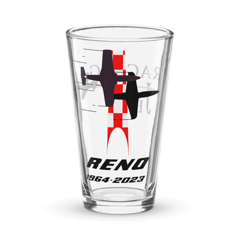 Reno Racing Jets Shaker pint glass