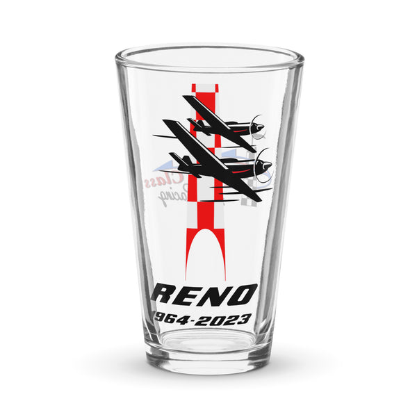 Reno Sports Class Shaker pint glass