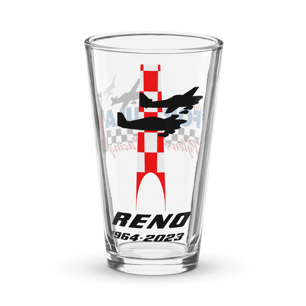 Reno Formula One Shaker pint glass