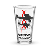 Reno STOL Class Shaker pint glass