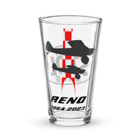 Reno STOL Class Shaker pint glass