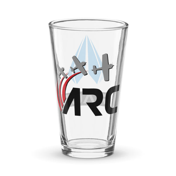 ARC THE RACE Shaker pint glass