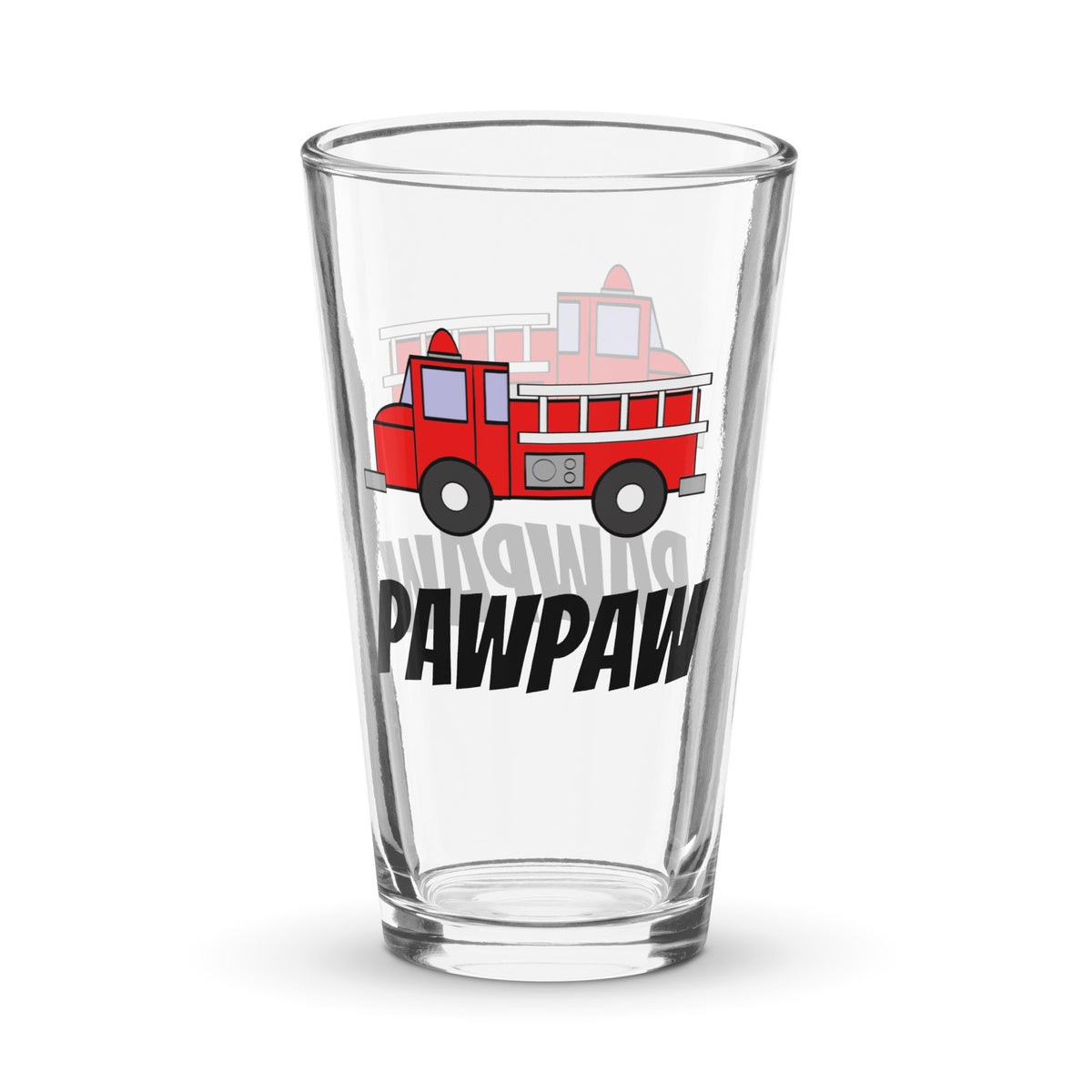 Pawpaw Fire Truck Shaker pint glass – Cockpit Creations
