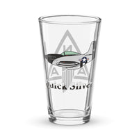 P-51 Quick Silver NAA Logo Shaker pint glass