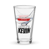 B-737 Janet Kevin Shaker pint glass
