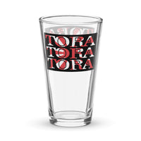 Tora Tora Tora Beer Shaker pint glass